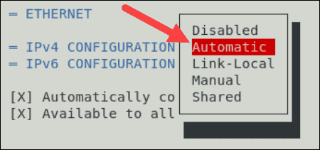 configure-network-for-using-dhcp